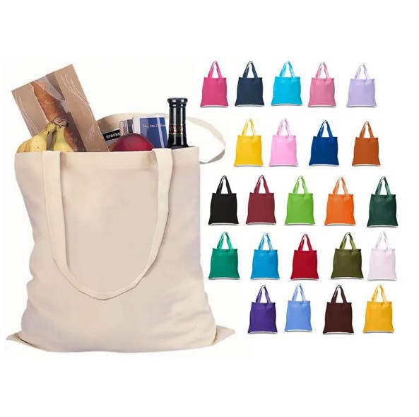 Eco friendly Plain Shopping cotton canvas tote bag Eco friendly Plain Shopping cotton canvas tote bag