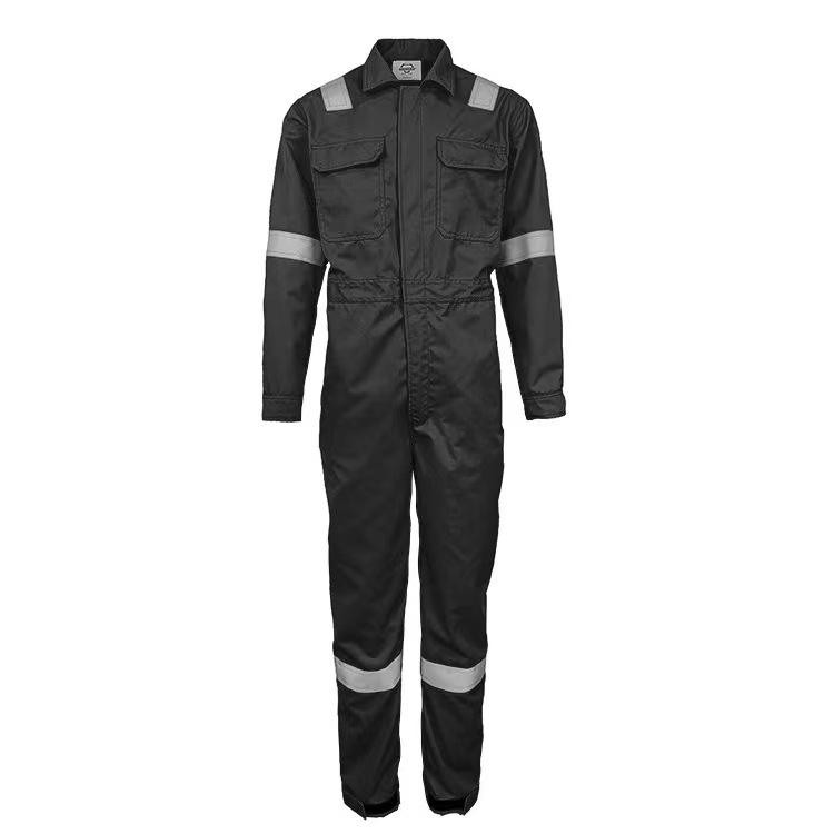 FR boiler suit with 50mm offshore reflective tape YKK zipper and snap buttons FR boiler suit with 50mm offshore reflective tape YKK zipper and snap buttons
