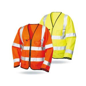 Odmevne dolgimi rokavi varnostni telovnik