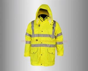Vodotesen varnostni dežni plašč